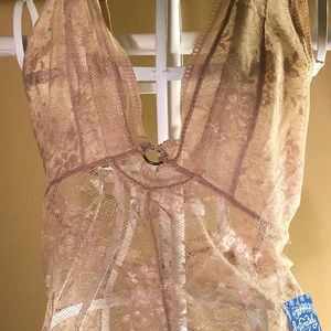 NWT Free People Nude Cami Lingerie Medium